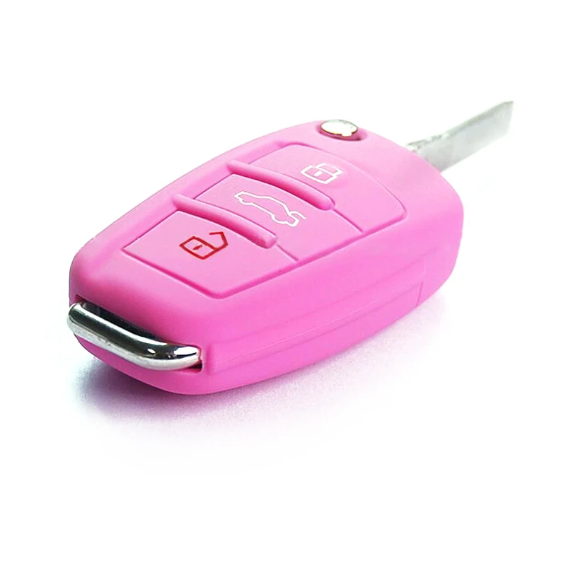 For Audi A1 A3 Q3 Q7 R8 A6L TT A4L Silicone Car Key Cover Key Case Car Key Bag Auto Accessories Folding Car Key car styling
For Audi A1 A3 Q3 Q7 R8 A6L TT A4L Silicone Car Key Cover Key Case Car Key Bag Auto Accessories Folding Car Key car styling
