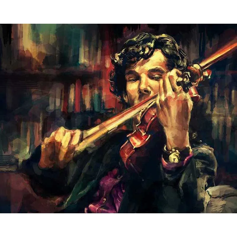 H434 5d Diy Diamond Painting Cross Stitch "Sherlock Holmes" full drill square diamond embroidery diamond mosaic home decoration
H434 5d Diy Diamond Painting Cross Stitch "Sherlock Holmes" full drill square diamond embroidery diamond mosaic home decoration