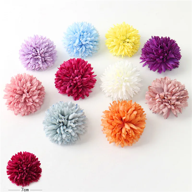 New 5pcs artificial flower 7cm silk chrysanthemum flower head wedding party home decoration DIY wreath scrapbook gift box craft
New 5pcs artificial flower 7cm silk chrysanthemum flower head wedding party home decoration DIY wreath scrapbook gift box craft