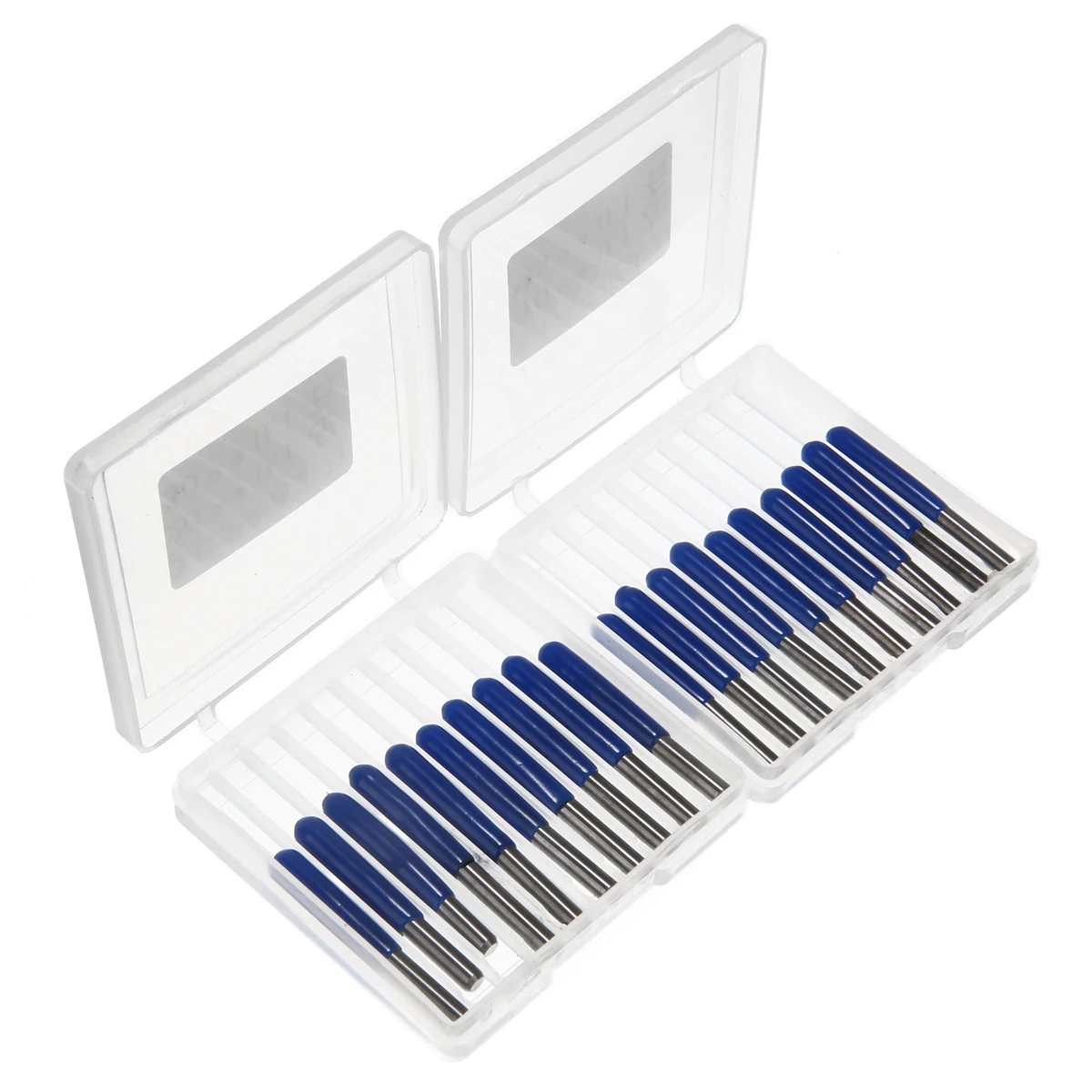20pcs 3.175mm 0.1mm Carbide PCB Engraving Bits CNC Router Tool Set 10/15/20/30 Degree
20pcs 3.175mm 0.1mm Carbide PCB Engraving Bits CNC Router Tool Set 10/15/20/30 Degree