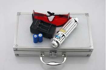 Most Powerful Military Burning Lazer Torch 450nm 500W 500000m Focusable blue laser pointer burn paper Burning Cigarettes+5 caps
Most Powerful Military Burning Lazer Torch 450nm 500W 500000m Focusable blue laser pointer burn paper Burning Cigarettes+5 caps