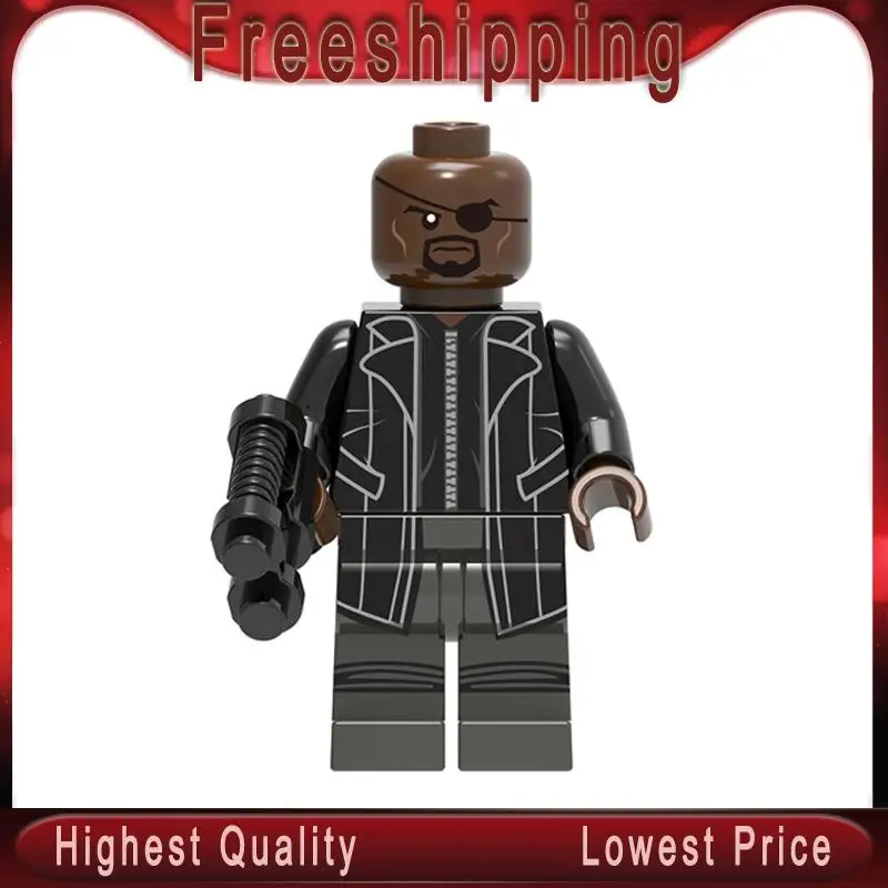 Single Sale XH927 Building Blocks Marvel Super Heroes Nick Fury Iron Man Black Widow Bricks Educational Gifts Toys For Children
Single Sale XH927 Building Blocks Marvel Super Heroes Nick Fury Iron Man Black Widow Bricks Educational Gifts Toys For Children