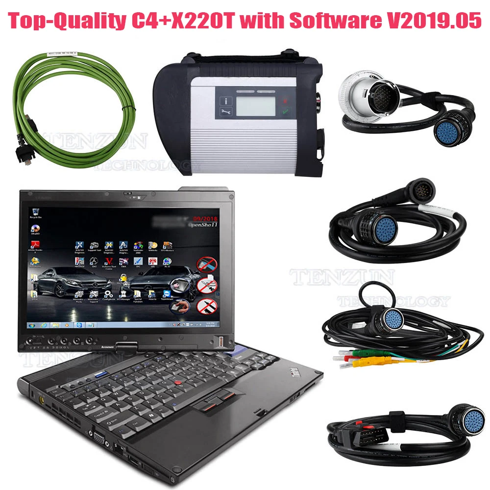 Full Chip A+++Quality MB Star SD C4 V2019.05 software HDD MB STAR C4 with WIFI Function MB SD Connect Compact 4 Diagnostic Tool
Full Chip A+++Quality MB Star SD C4 V2019.05 software HDD MB STAR C4 with WIFI Function MB SD Connect Compact 4 Diagnostic Tool