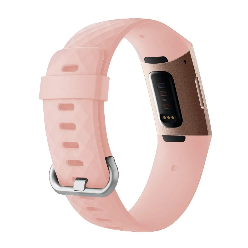 Silicone Sport Bands for Fitbit Charge 3  Charge 3 SE Tracker (7)