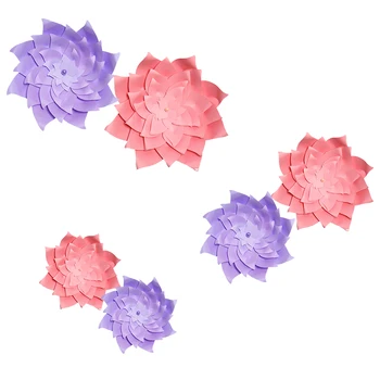 HAOCHU 6pcs/set 6'' 8'' 12'' Paper Flowers Petals Romantic Wedding Birthday Party Decoration Valentine's Day Event Supplies
HAOCHU 6pcs/set 6'' 8'' 12'' Paper Flowers Petals Romantic Wedding Birthday Party Decoration Valentine's Day Event Supplies
