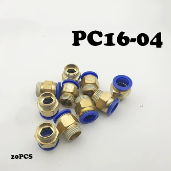 20Pcs/lot PC16-04 14mm Thread Straight Pipe Fitting Tube connector Pneumatic Connectors
20Pcs/lot PC16-04 14mm Thread Straight Pipe Fitting Tube connector Pneumatic Connectors