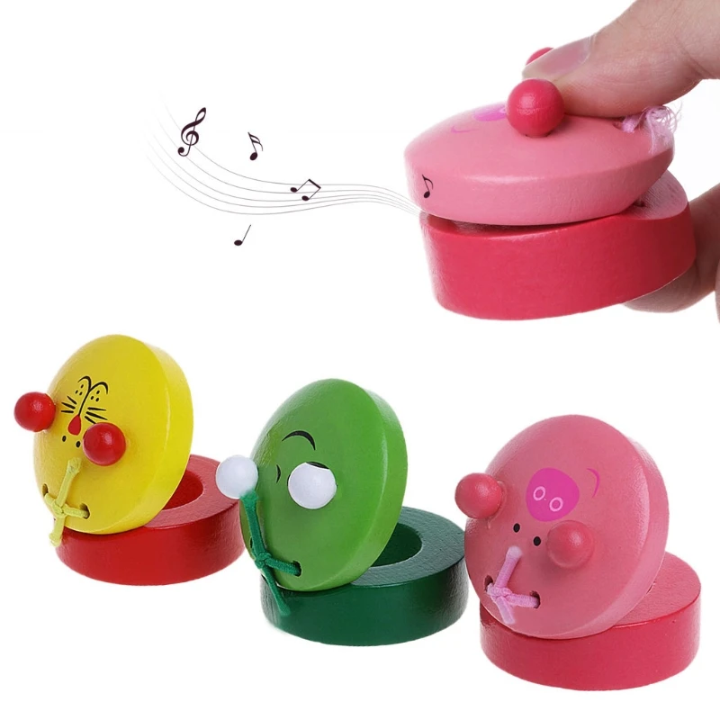 1 Pc Cute Wooden Cartoon Animal Castanet Early Educational Musical Instrument Toy Kid
1 Pc Cute Wooden Cartoon Animal Castanet Early Educational Musical Instrument Toy Kid