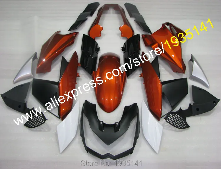 Пластиковые детали для Kawasaki Z1000 2010 2011 2012 2013 Обтекатели Z 1000 10 11 12 13 оранжевый черный комплект (литьё под