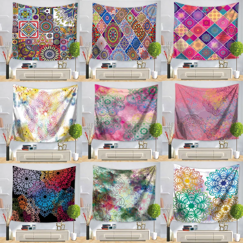 New Fashion Mandala Indian Tapestry Wall Hanging Bohemian Beach Mat Polyester Blanket Yoga Mat Home Bedroom Art Carpet
New Fashion Mandala Indian Tapestry Wall Hanging Bohemian Beach Mat Polyester Blanket Yoga Mat Home Bedroom Art Carpet