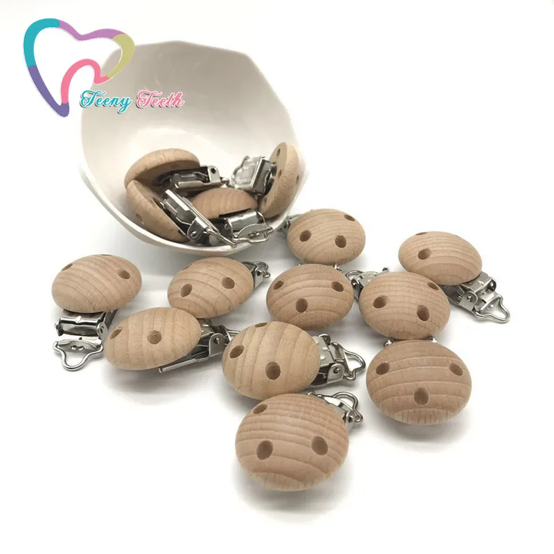 Teeny Teeth 50 pcs Pacifier Clips Round Natural Beech Wood Baby Holder Teether Teething Universal Clip Beech Wood Dummy Cilps
Teeny Teeth 50 pcs Pacifier Clips Round Natural Beech Wood Baby Holder Teether Teething Universal Clip Beech Wood Dummy Cilps