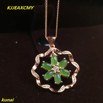 KJJEAXCMY boutique jewels 925 silver Natural green jade pendant necklace send female jewelry gemstone
KJJEAXCMY boutique jewels 925 silver Natural green jade pendant necklace send female jewelry gemstone