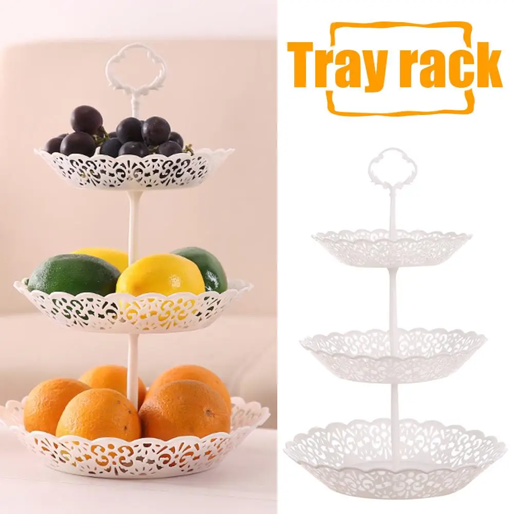 European Style 3-layer Fruit Plate Cake Pan Bracket For Holiday Party Wedding Party Multi-functional Living Room Bracket Tray
European Style 3-layer Fruit Plate Cake Pan Bracket For Holiday Party Wedding Party Multi-functional Living Room Bracket Tray