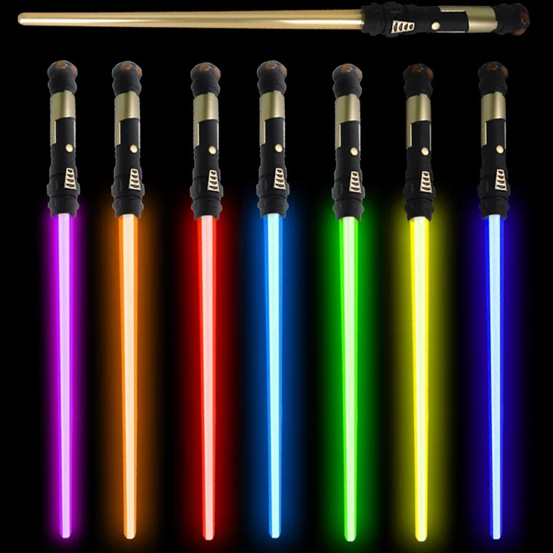 Boxed 1PCS Colorful 73cm Star Wars Foldable Laser Sword with Sound and Light Classic Lightsaber Toy Jedi Scalable Weapons
Boxed 1PCS Colorful 73cm Star Wars Foldable Laser Sword with Sound and Light Classic Lightsaber Toy Jedi Scalable Weapons