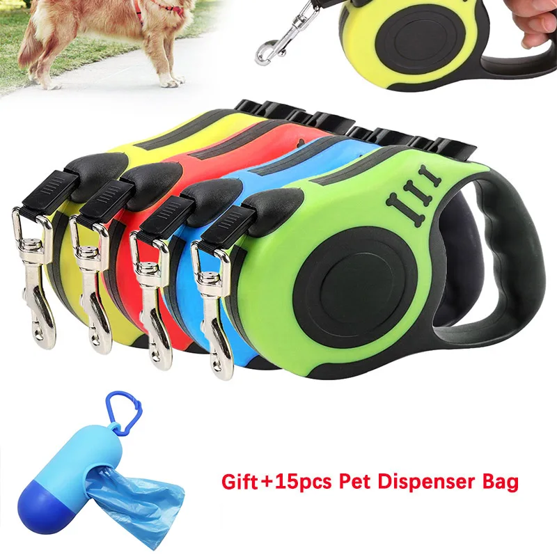 Dog Leash Automatic Flexible Dog Puppy Cat Traction Rope Belt Retractable Dog Leash For Small Medium Dogs With Pet Dispenser Bag
Dog Leash Automatic Flexible Dog Puppy Cat Traction Rope Belt Retractable Dog Leash For Small Medium Dogs With Pet Dispenser Bag