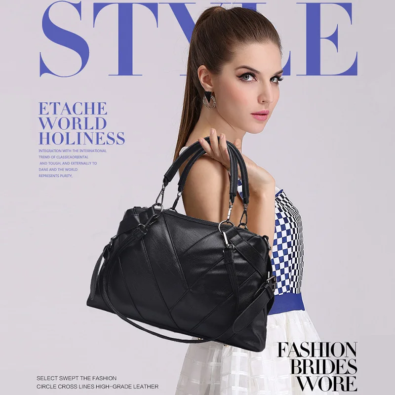 2018 new high-capacity package pu handbag worn across fashion Thread one shoulder bag handbag
2018 new high-capacity package pu handbag worn across fashion Thread one shoulder bag handbag