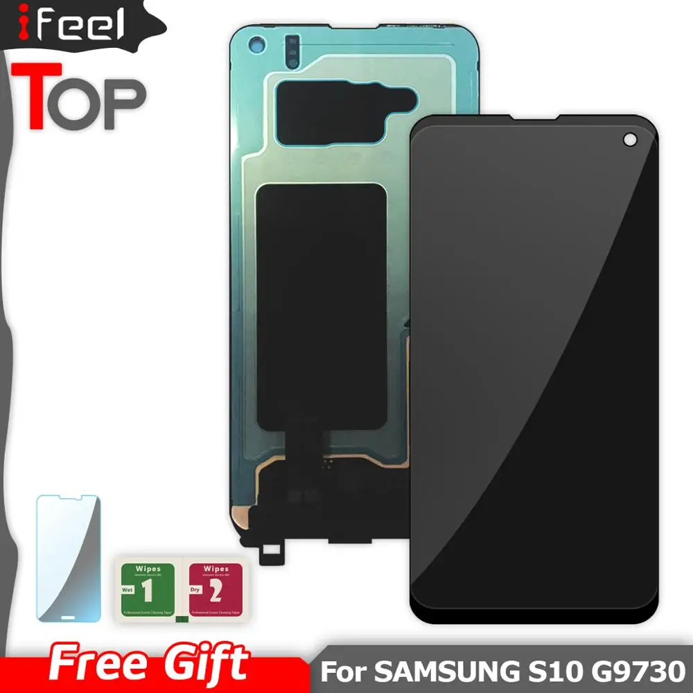 ЖК дисплей AMOLED для Samsung Galaxy S10 дигитайзер сенсорного экрана 2019 G973F Замена дисплея
