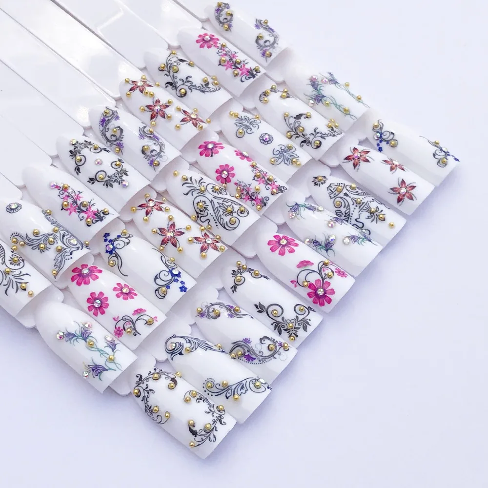 FWC 50 Sheets Nail Art Water Transfer Stickers Mixed Decals Cartoon Flower Pattern Nail Tips Decals Manicure Nails Tattoos
FWC 50 Sheets Nail Art Water Transfer Stickers Mixed Decals Cartoon Flower Pattern Nail Tips Decals Manicure Nails Tattoos