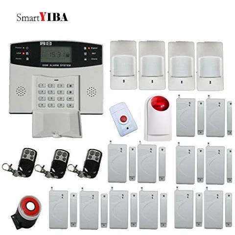 SmartYIBA 2G GSM Alarm System Home/House Business Smart Security Alarm System Kits Auto Dial Support Multi-language Switchable
SmartYIBA 2G GSM Alarm System Home/House Business Smart Security Alarm System Kits Auto Dial Support Multi-language Switchable
