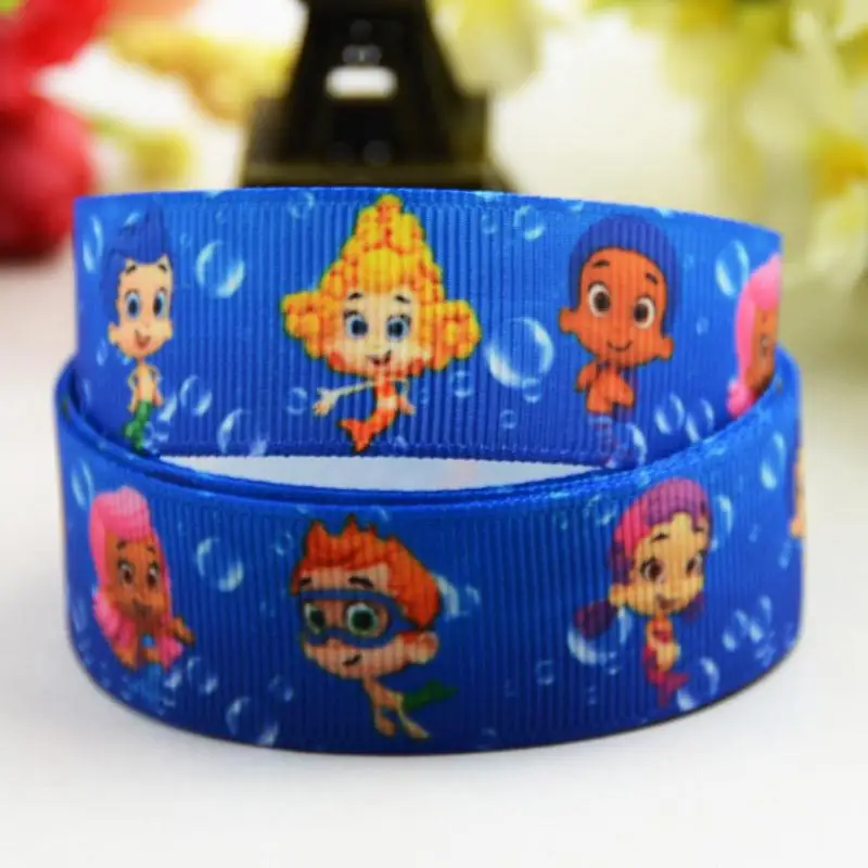 22mm 25mm 38mm 75mm Lovely Bubble Guppies fish Cartoon Printed grosgrain ribbon hai rbow sewing supplies 10 Yards X-00364
22mm 25mm 38mm 75mm Lovely Bubble Guppies fish Cartoon Printed grosgrain ribbon hai rbow sewing supplies 10 Yards X-00364
