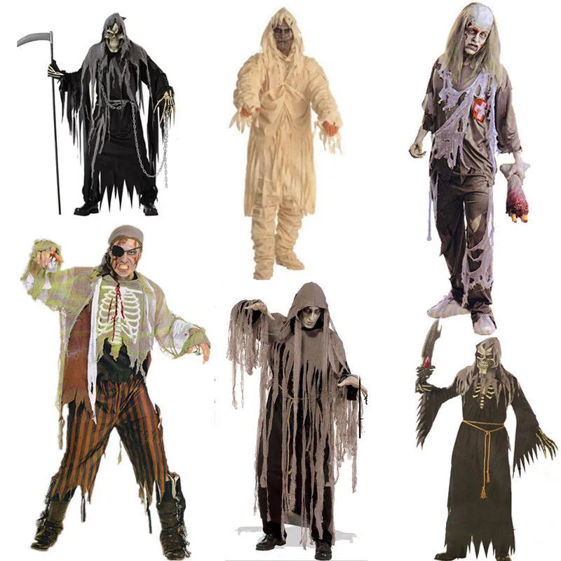Adult Halloween Party Costumes Cosplay Ghost Horror Costumes Nightmare Zombie Costume Mummy Clothes Scary Halloween Costumes Hot
Adult Halloween Party Costumes Cosplay Ghost Horror Costumes Nightmare Zombie Costume Mummy Clothes Scary Halloween Costumes Hot