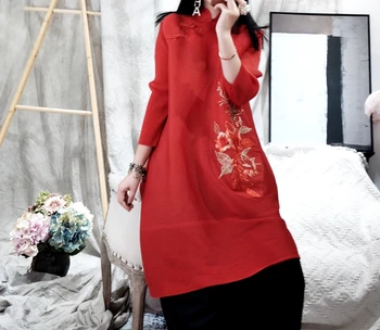 FREE SHIPPING Miyake three qarter fold Chinese wind disk buckle beaded embroidery stand dress IN STOCK
FREE SHIPPING Miyake three qarter fold Chinese wind disk buckle beaded embroidery stand dress IN STOCK
