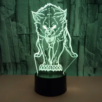 New Wolf 3d Lamp Remote Touch Colorful Table Lamps For Living Room Visual Creative Gifts 3d Nightlight Table Moderne Desk Lamp
New Wolf 3d Lamp Remote Touch Colorful Table Lamps For Living Room Visual Creative Gifts 3d Nightlight Table Moderne Desk Lamp