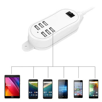 Centechia 6 Ports USB Hub Mobile Phone Charger Socket Desktop Charging Adapter For iPhone Xiaomi Samsung Oneplus Tablet EM88
Centechia 6 Ports USB Hub Mobile Phone Charger Socket Desktop Charging Adapter For iPhone Xiaomi Samsung Oneplus Tablet EM88