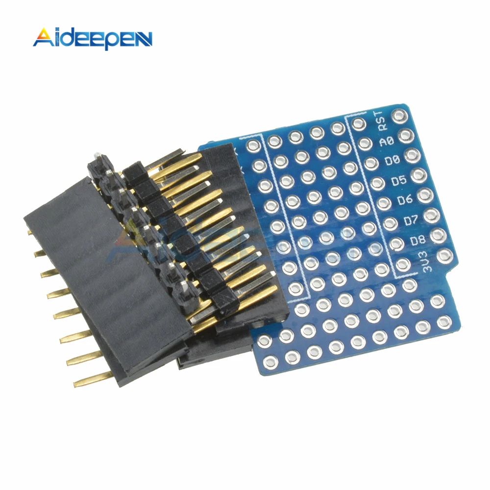 5Pcs Expansion Shield Breadboard Pin Shield For WeMos D1 Mini Module Sensor Mini Double Sided Lithium Battery ProtoBoard
5Pcs Expansion Shield Breadboard Pin Shield For WeMos D1 Mini Module Sensor Mini Double Sided Lithium Battery ProtoBoard