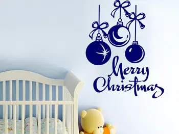 Merry Christmas Ballons Vinyl Wall Sticker Nursery Bedroom Art Decoration Wall Decal MC004
Merry Christmas Ballons Vinyl Wall Sticker Nursery Bedroom Art Decoration Wall Decal MC004