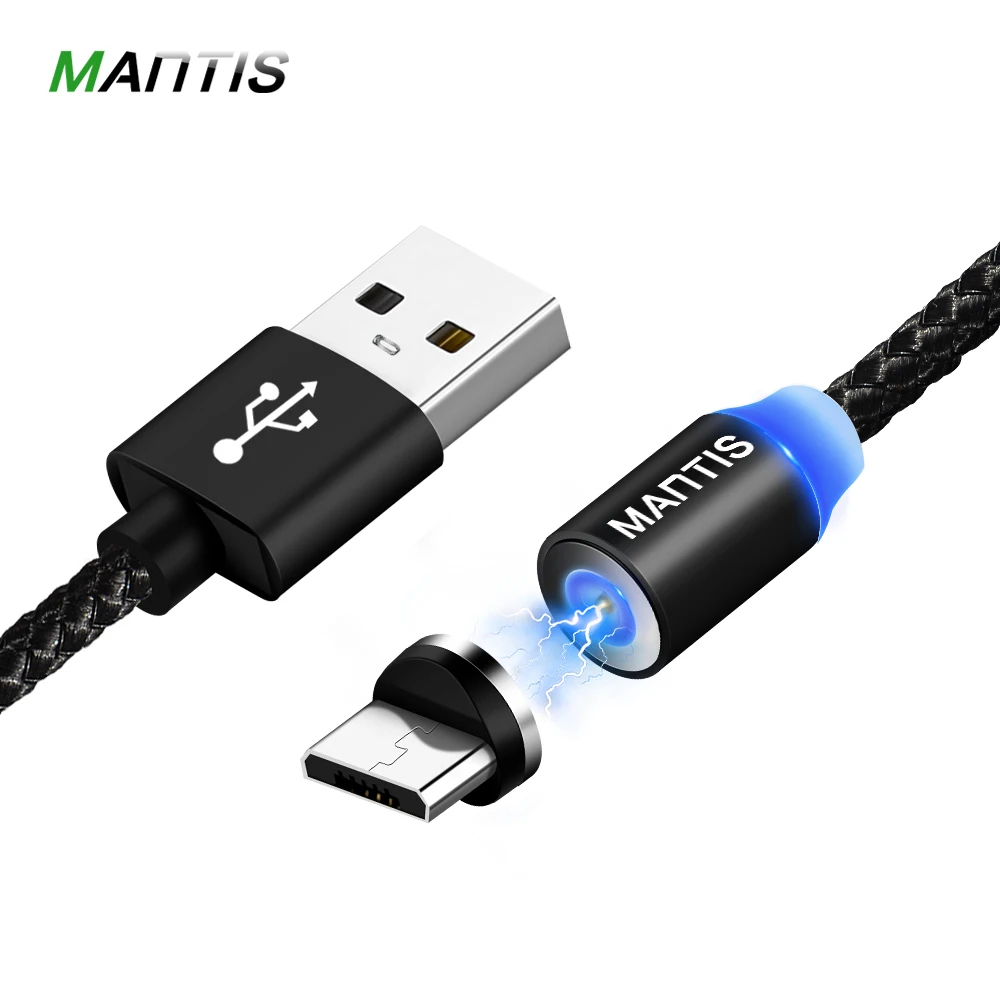 MANTIS Magnetic Cable Micro USB Cable 1M LED Fast Charging Magnet Charger Nylon Cord for Samsung Galaxy Xiaomi Redmi Huawei Cabo
MANTIS Magnetic Cable Micro USB Cable 1M LED Fast Charging Magnet Charger Nylon Cord for Samsung Galaxy Xiaomi Redmi Huawei Cabo