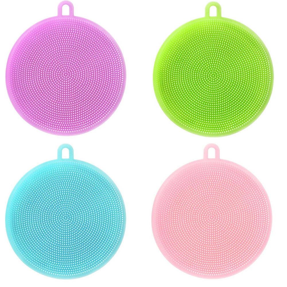 Silicone Dish Sponges Silicon Scrub Dish Washing Brush Smart Kitchen Scrubber Kitchen Accessories Purple 1pc
Silicone Dish Sponges Silicon Scrub Dish Washing Brush Smart Kitchen Scrubber Kitchen Accessories Purple 1pc
