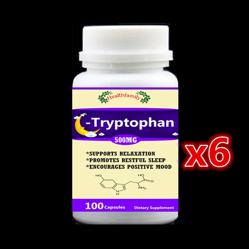 6 bottle 600caps,Tryptophan 99% L-Tryptophan - Support Relaxation Promote Result Sleep Aid Support Positive Mood,free shipping
6 bottle 600caps,Tryptophan 99% L-Tryptophan - Support Relaxation Promote Result Sleep Aid Support Positive Mood,free shipping
