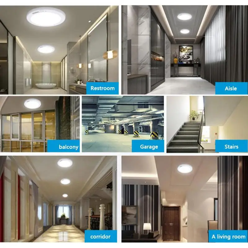 2019 Human Motion Sensor Led Ceiling Light Smart Control Light