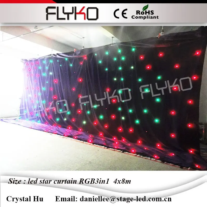 Super Price fullColor Mixing,LED Wedding Backdrops LED DJ Backdorps 4M*8M LED Star Curtain With Controller
Super Price fullColor Mixing,LED Wedding Backdrops LED DJ Backdorps 4M*8M LED Star Curtain With Controller