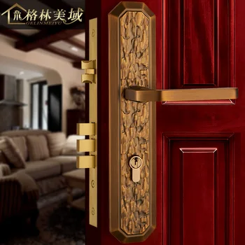 Pure copper door lock European interior wooden door lock American full copper villa door lock bedroom door lock
Pure copper door lock European interior wooden door lock American full copper villa door lock bedroom door lock