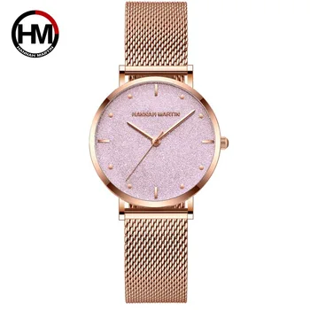 New Starry Sky Women Watch Stainless Steel Ladies Watch Japanese Movement Plated Quartz Watch Ladies Waterproof Mesh Belt Watch
New Starry Sky Women Watch Stainless Steel Ladies Watch Japanese Movement Plated Quartz Watch Ladies Waterproof Mesh Belt Watch