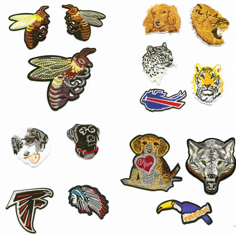 The Wolf Leopard Lion Patchwork Patch Embroidered Patches For Clothing Iron-On For Close Shoes Bags Badges Embroidery
The Wolf Leopard Lion Patchwork Patch Embroidered Patches For Clothing Iron-On For Close Shoes Bags Badges Embroidery