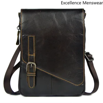 Vintage Cowhide Shoulder Messenger Bag Genuine Leather Men IPAD Mini Tablet Casual Bag Office Vintage Postman Bag Business QQ
Vintage Cowhide Shoulder Messenger Bag Genuine Leather Men IPAD Mini Tablet Casual Bag Office Vintage Postman Bag Business QQ