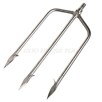 Stainless Steel Prong Harpoon Fish Spear Fork Fishing Ice Breaker Drill Fishing Accessory Tackle Tool Fish Fork
Stainless Steel Prong Harpoon Fish Spear Fork Fishing Ice Breaker Drill Fishing Accessory Tackle Tool Fish Fork