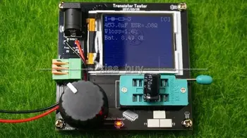2018 Transistor tester esr meter Frequency PWM square wave Signal Generator digital LCR NPN PNP triodes, FETs diodes TEST