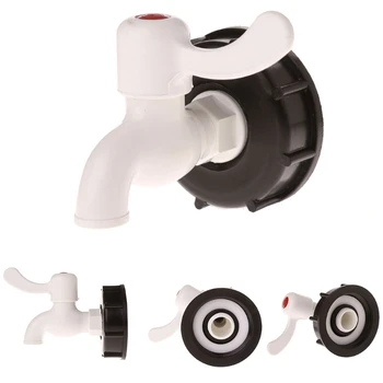 IBC Tote Tank Food Grade Drain Adapter 2.36" Coarse Thread To 3/4" Garden Hose Faucet Valve
IBC Tote Tank Food Grade Drain Adapter 2.36" Coarse Thread To 3/4" Garden Hose Faucet Valve