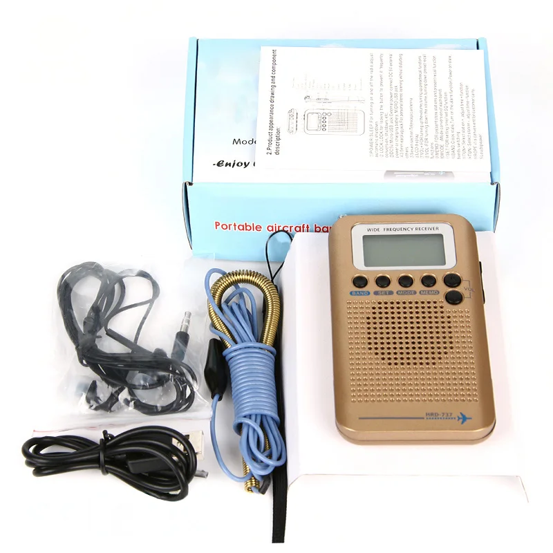 New Multifunctional Full Band Radio FM/AM/SW/Air/VHF Reception Portable Radio DOM668
New Multifunctional Full Band Radio FM/AM/SW/Air/VHF Reception Portable Radio DOM668