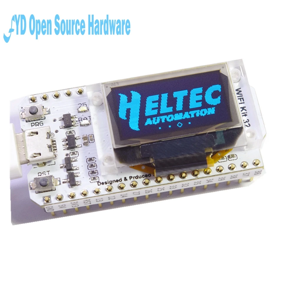 ESP32 Bluetooth WIFI Kit OLED Blue 0.96 inch Display Module CP2102 32M Flash 3.3V-7V Internet Development Board for arduino
ESP32 Bluetooth WIFI Kit OLED Blue 0.96 inch Display Module CP2102 32M Flash 3.3V-7V Internet Development Board for arduino