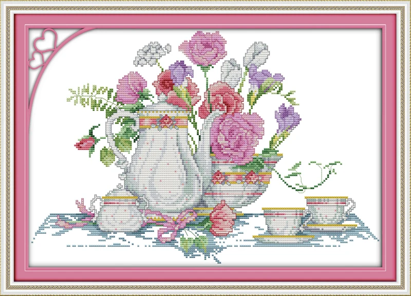 Pink rose table counted printed on fabric DMC 14CT 11CT Cross Stitch kitsembroidery needlework Sets Home Decor
Pink rose table counted printed on fabric DMC 14CT 11CT Cross Stitch kitsembroidery needlework Sets Home Decor
