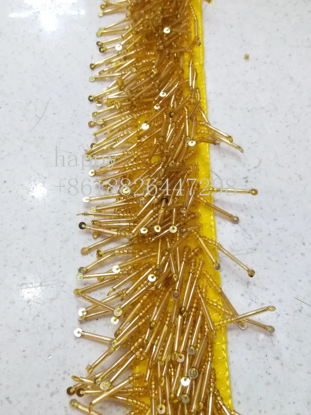 5 yards /bag l192# Golden Orange Black beads tassel fringe 15cm width for decoration dress/fashion designer,all color have
5 yards /bag l192# Golden Orange Black beads tassel fringe 15cm width for decoration dress/fashion designer,all color have