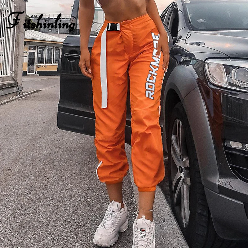 Fitshinling Letter print patchwork high waist pants for women athleisure orange joggers streetwear fashion slim harem pants sale
Fitshinling Letter print patchwork high waist pants for women athleisure orange joggers streetwear fashion slim harem pants sale