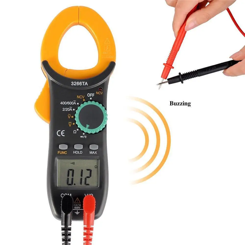 Handheld Pincerlike Meter Digital Multimeter TY3266TA Clamp Meter Current Tongs Electronic Diagnostic-tool
Handheld Pincerlike Meter Digital Multimeter TY3266TA Clamp Meter Current Tongs Electronic Diagnostic-tool