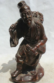 song voge gem S2206 12" Chinese famous Bronze shoulder basket medical scientist Li Shi zhen Statue
song voge gem S2206 12" Chinese famous Bronze shoulder basket medical scientist Li Shi zhen Statue