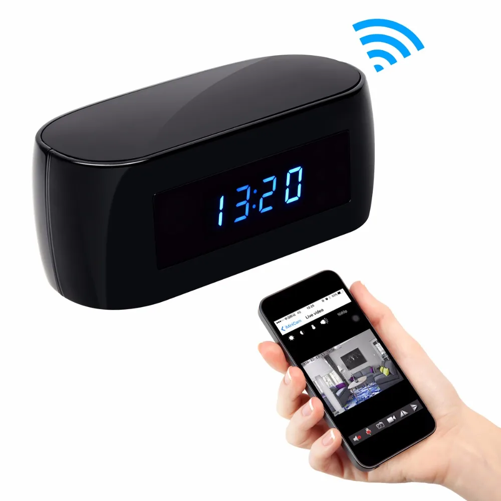 NEW HD 1080P Clock WIFI Camera Wireless P2P IP Security Cameras Night Vision Support IOS/Android PC Z16 Mini DV
NEW HD 1080P Clock WIFI Camera Wireless P2P IP Security Cameras Night Vision Support IOS/Android PC Z16 Mini DV