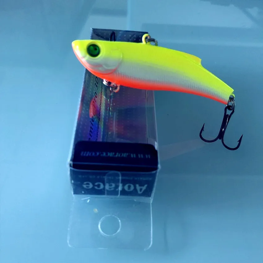 

1pcs Fishing Lures 7cm/18.4g Hard VIB Bait Isca Artificial 3D Eyes Winter Sea Bass Crankbait Wobblers Fishing Tackle Pesca